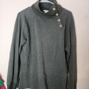 J. Crew Cowl Neck Sweater with Button Detail BUNDLE OF 2